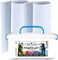 Foam Modeling Clay For Sculpting & EVA Foam - 1500g Cosplay Foam Clay Air Dry (White Foam) and 2 Cosplay EVA Foam Rolls (35cm x 150cm x 5mm Foam Roll, White), Air dry foam clay for Craft Foam Clay Kit